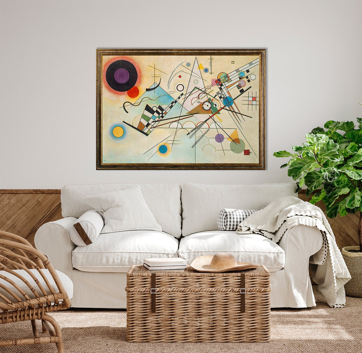 Kandinsky - Composizione VIII | Stampa piatta HD o in 3D