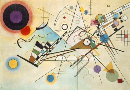 Kandinsky - Composizione VIII | Stampa piatta HD o in 3D