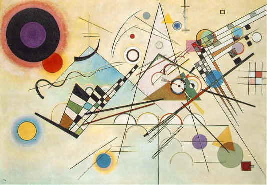 Kandinsky - Composizione VIII | Stampa piatta HD o in 3D