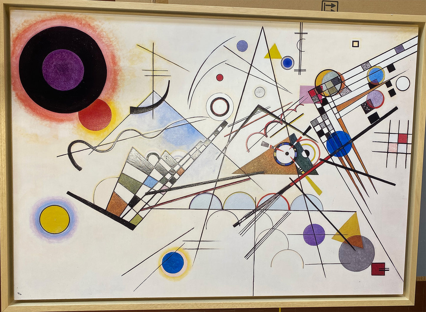 Kandinsky - Composizione VIII | Stampa piatta HD o in 3D