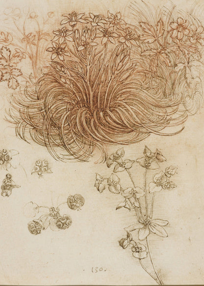 Da Vinci - Heilige Anna, die Jungfrau und das Kind mit dem Lamm | Glanzeffekt