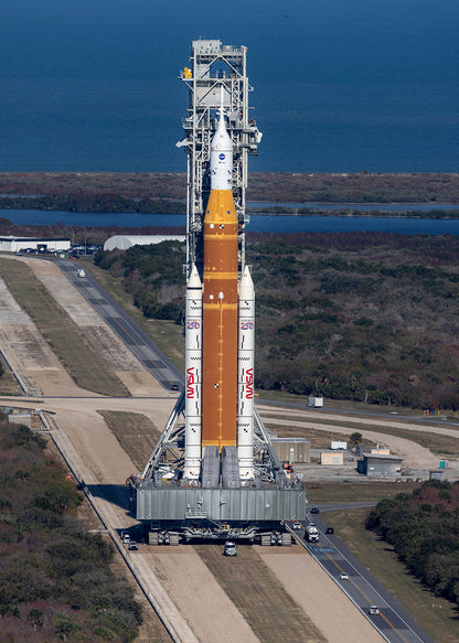 Spazio - Artemis II | Stampa piatta HD o in 3D