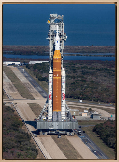 Spazio - Artemis II | Stampa piatta HD o in 3D