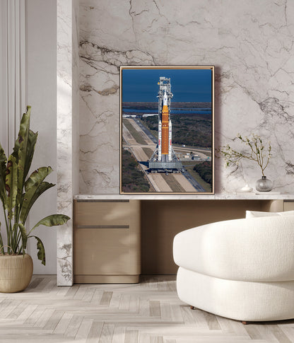 Spazio - Artemis II | Stampa piatta HD o in 3D