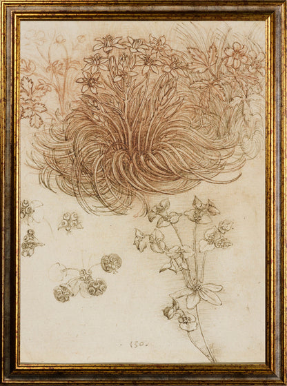 Da Vinci - Heilige Anna, die Jungfrau und das Kind mit dem Lamm | Glanzeffekt