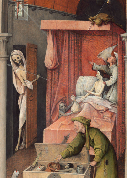 Bosch - La morte dell'avaro | Stampa piatta HD o in 3D