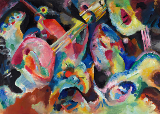 Kandinsky - Improvvisazione. Diluvio | Stampa piatta HD o in 3D