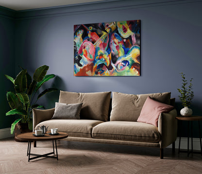 Kandinsky - Improvvisazione. Diluvio | Stampa piatta HD o in 3D