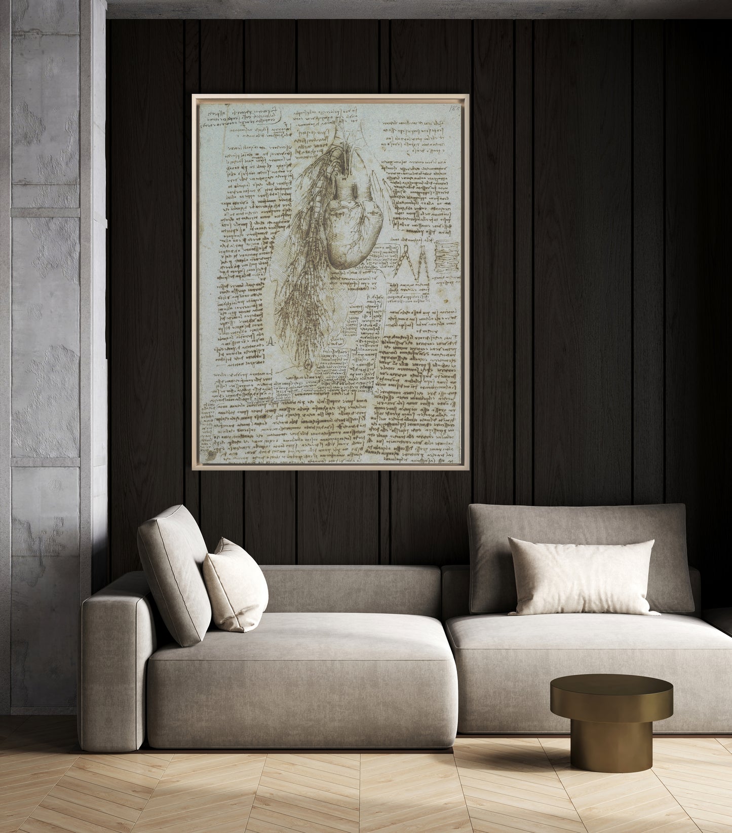 Da Vinci - Saint Anne, the Virgin and Child with the Lamb | Glossy Effect