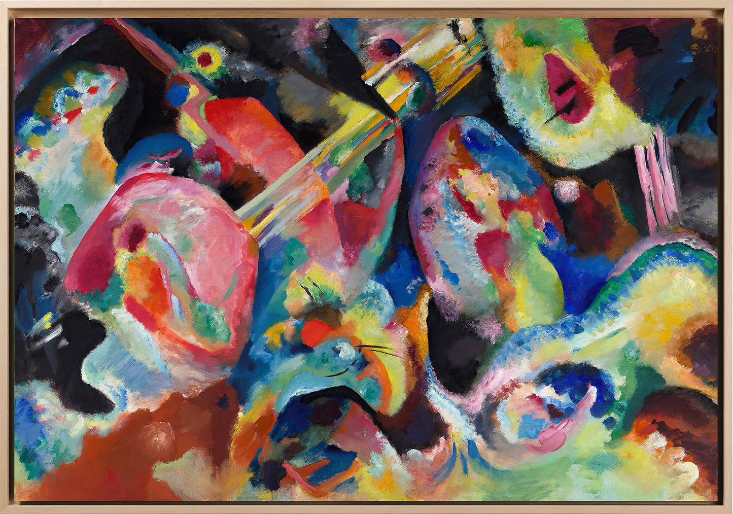 Kandinsky - Improvvisazione. Diluvio | Stampa piatta HD o in 3D