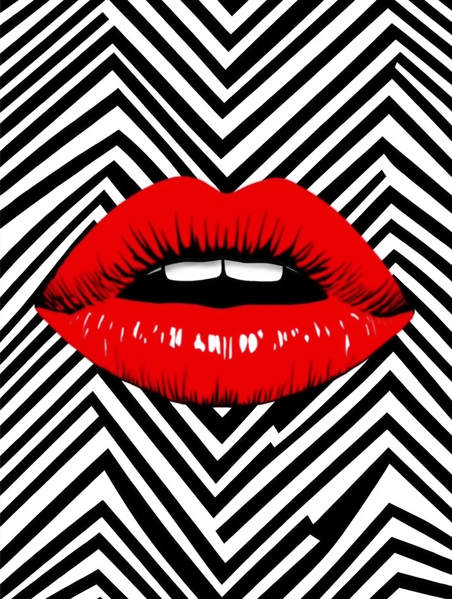 Pop art - Pop art lips | Effetto lucido - Materico