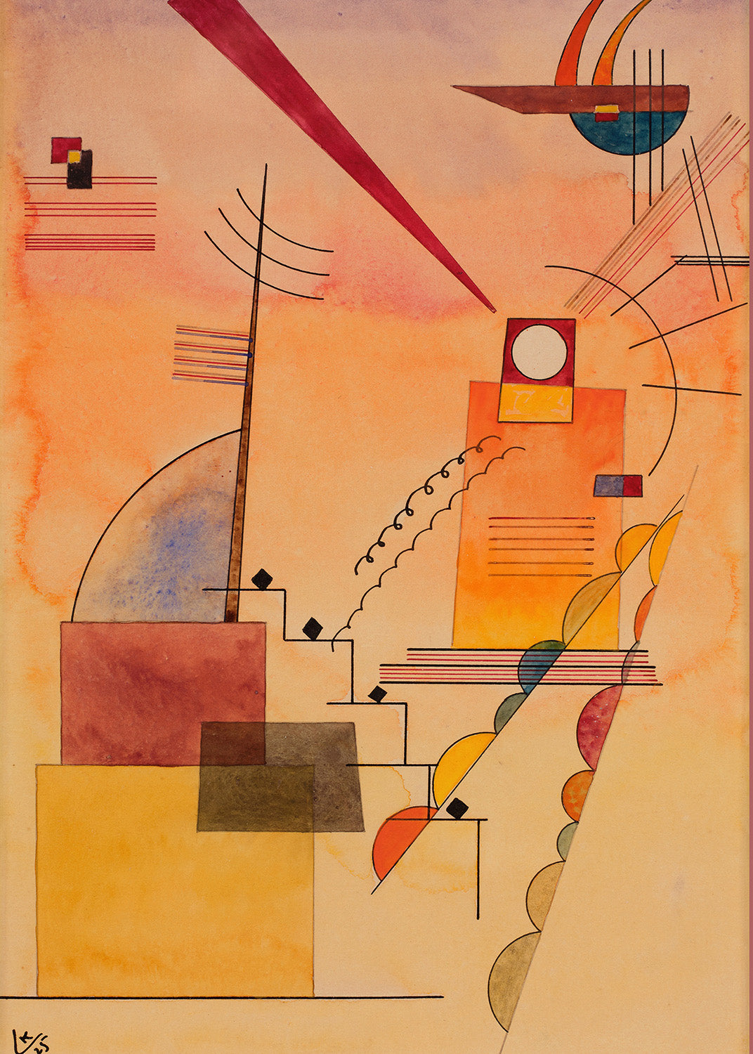 Kandinsky - Nel viola (dentro il viola) | Stampa piatta HD o in 3D