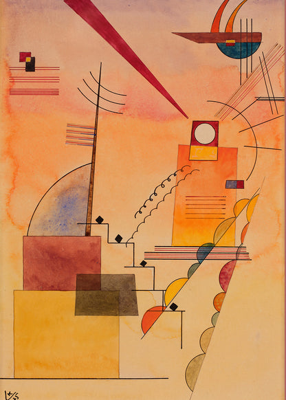 Kandinsky - Nel viola (dentro il viola) | Stampa piatta HD o in 3D