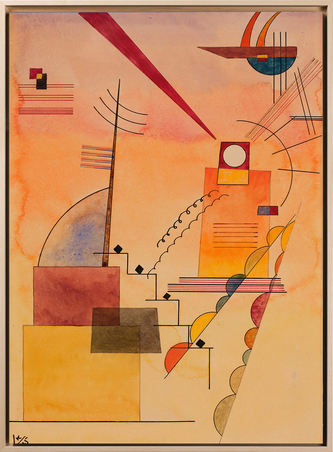 Kandinsky - Nel viola (dentro il viola) | Stampa piatta HD o in 3D