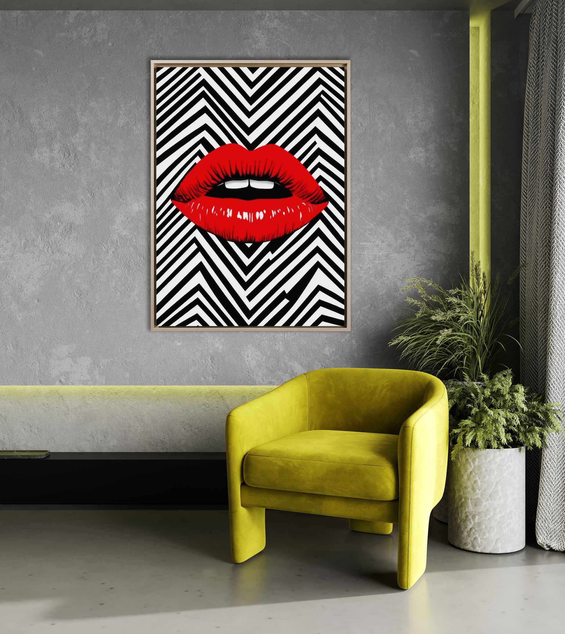 Pop art - Pop art lips | Effetto lucido - Materico