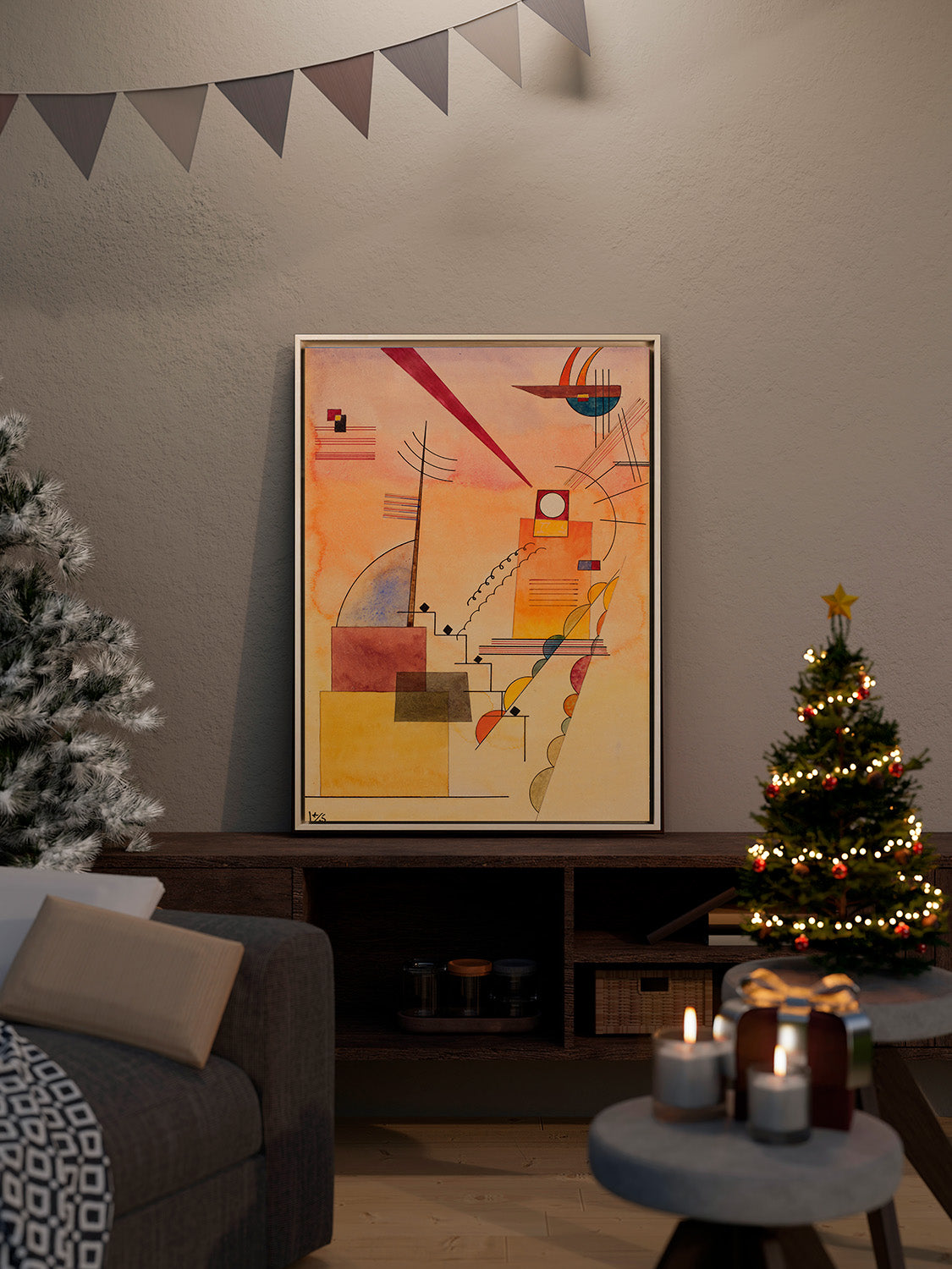 Kandinsky - Nel viola (dentro il viola) | Stampa piatta HD o in 3D