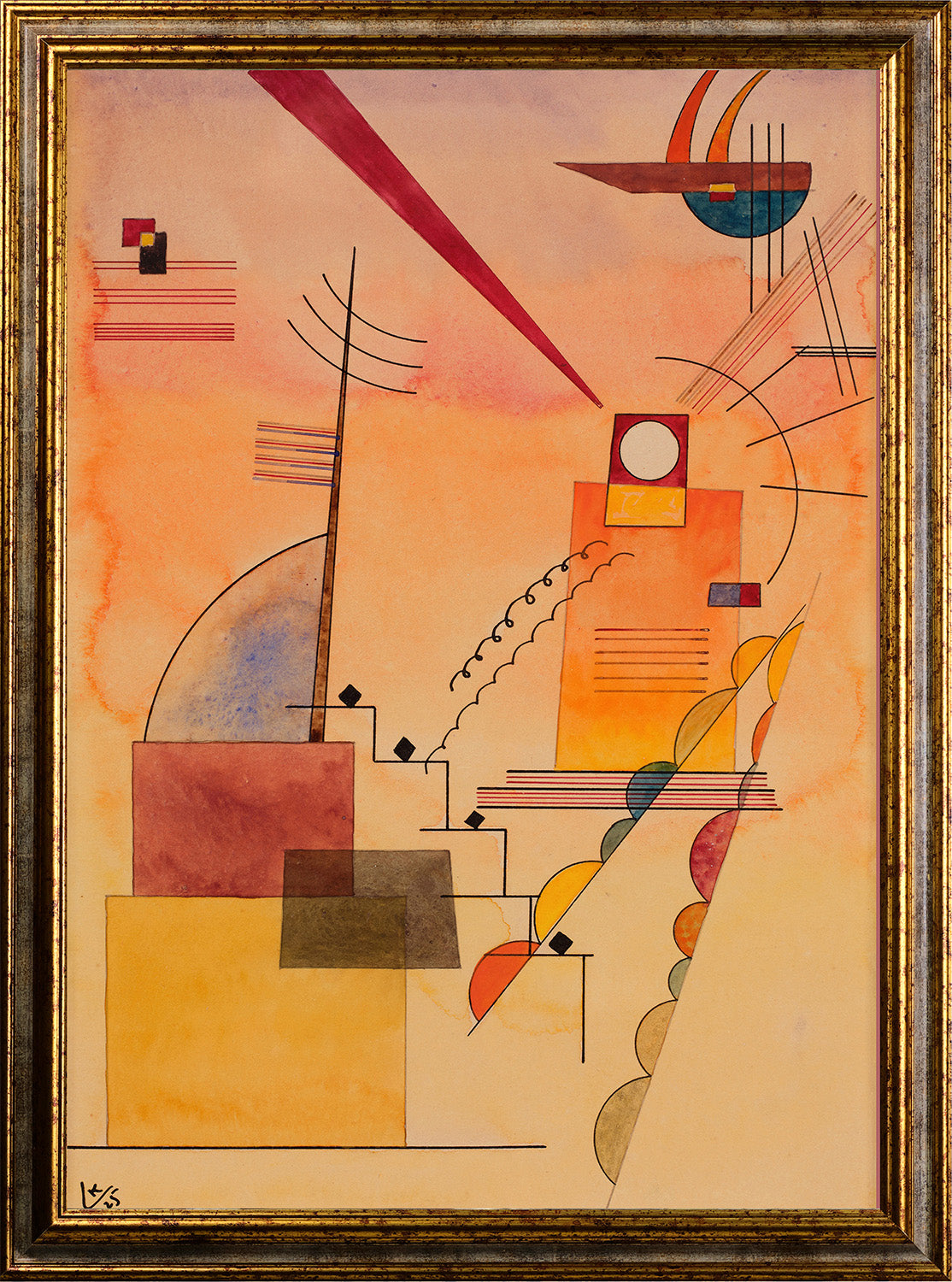 Kandinsky - Nel viola (dentro il viola) | Stampa piatta HD o in 3D