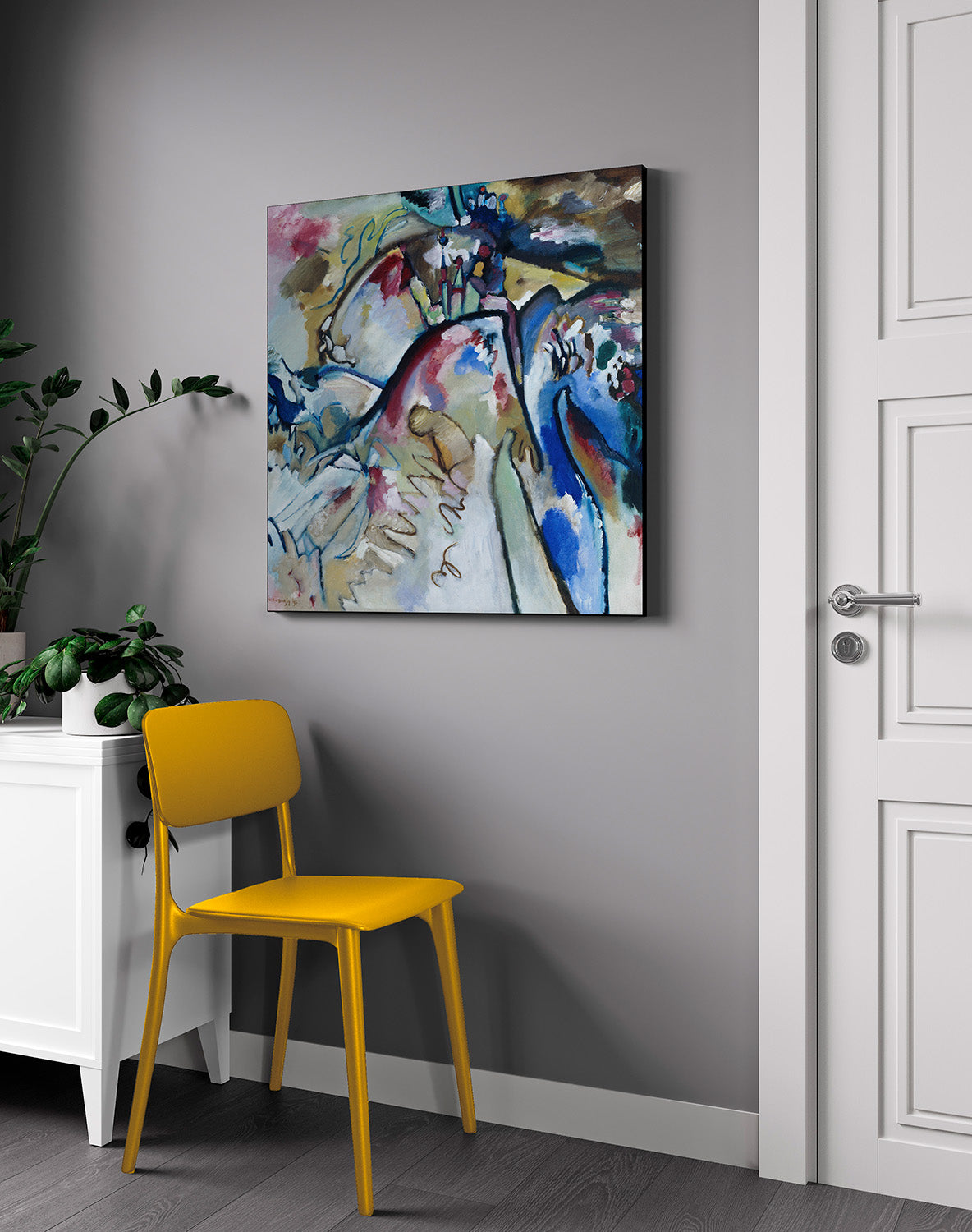 Pop-Art - Hokusai-Welle im Van-Gogh-Stil | HD-Flach- oder 3D-Druck