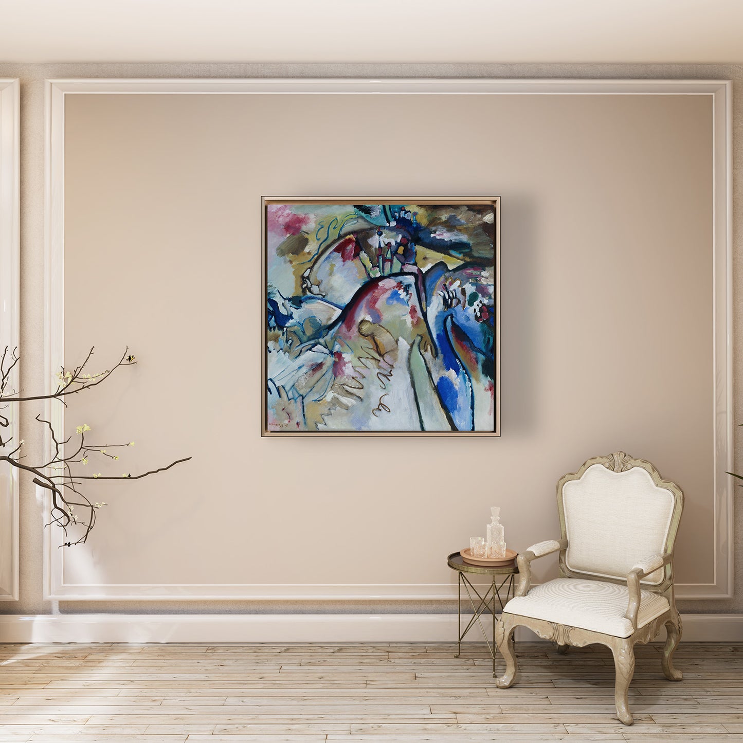 Pop-Art - Hokusai-Welle im Van-Gogh-Stil | HD-Flach- oder 3D-Druck