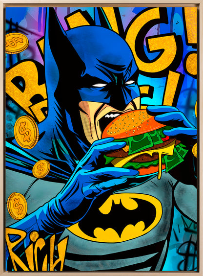Street art - Batman | Stampa piatta HD o in 3D