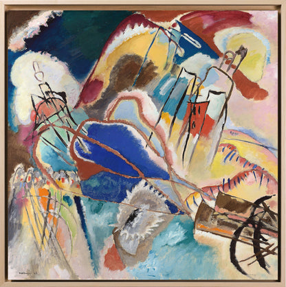 Pop art - Hokusai Wave in Van Gogh style | Flat HD or 3D print