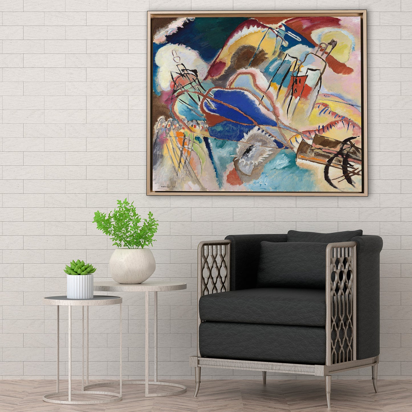 Pop art - Hokusai Wave in Van Gogh style | Flat HD or 3D print