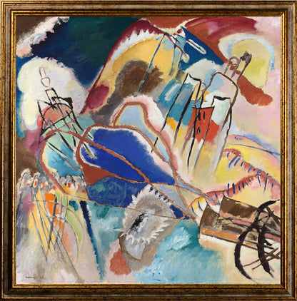 Pop art - Hokusai Wave in Van Gogh style | Flat HD or 3D print