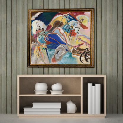 Pop art - Hokusai Wave in Van Gogh style | Flat HD or 3D print