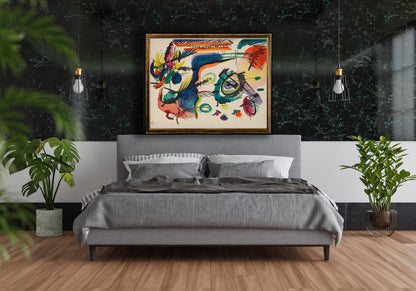 Klimt - Garten mit Sonnenblumen | Glanzeffekt