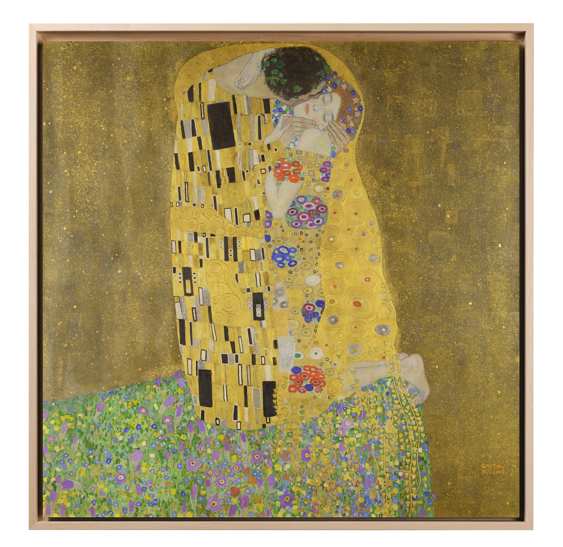 Klimt - Il bacio di Klimt | Effetto lucido - Materico