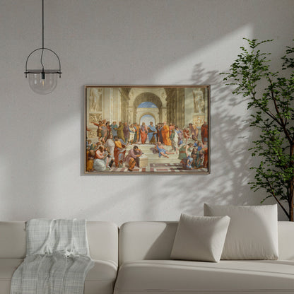 Raffaello - La Scuola di Atene | Stampa piatta HD o in 3D
