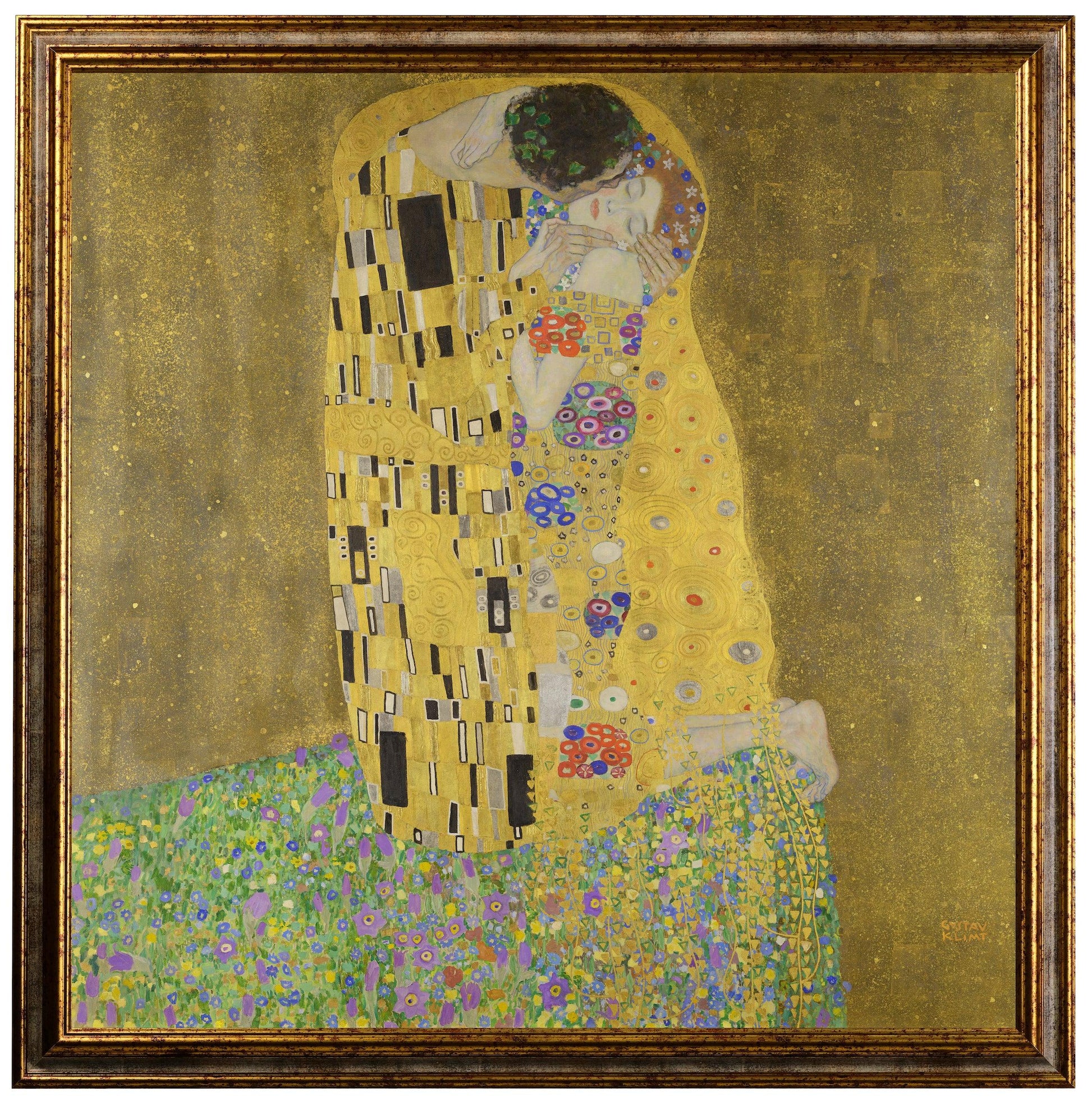 Klimt - Il bacio di Klimt | Effetto lucido - Materico