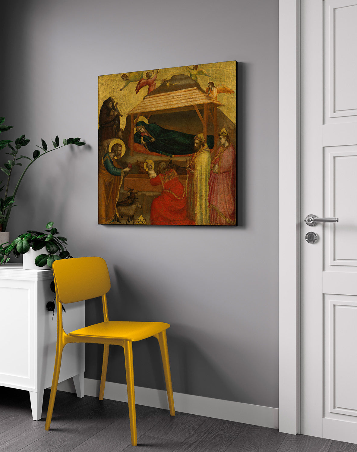 Giotto - Adorazione dei magi | Stampa piatta HD o in 3D