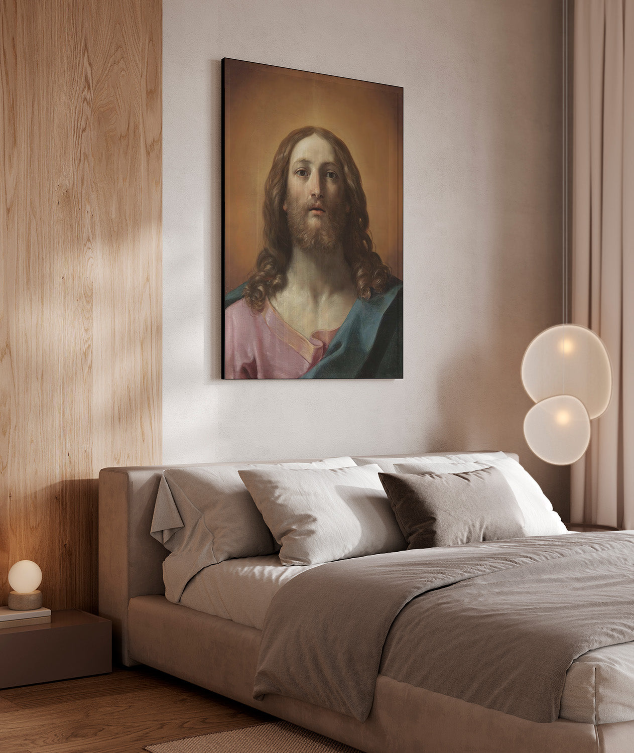 Guido Reni - Busto di Cristo | Stampa piatta HD o in 3D