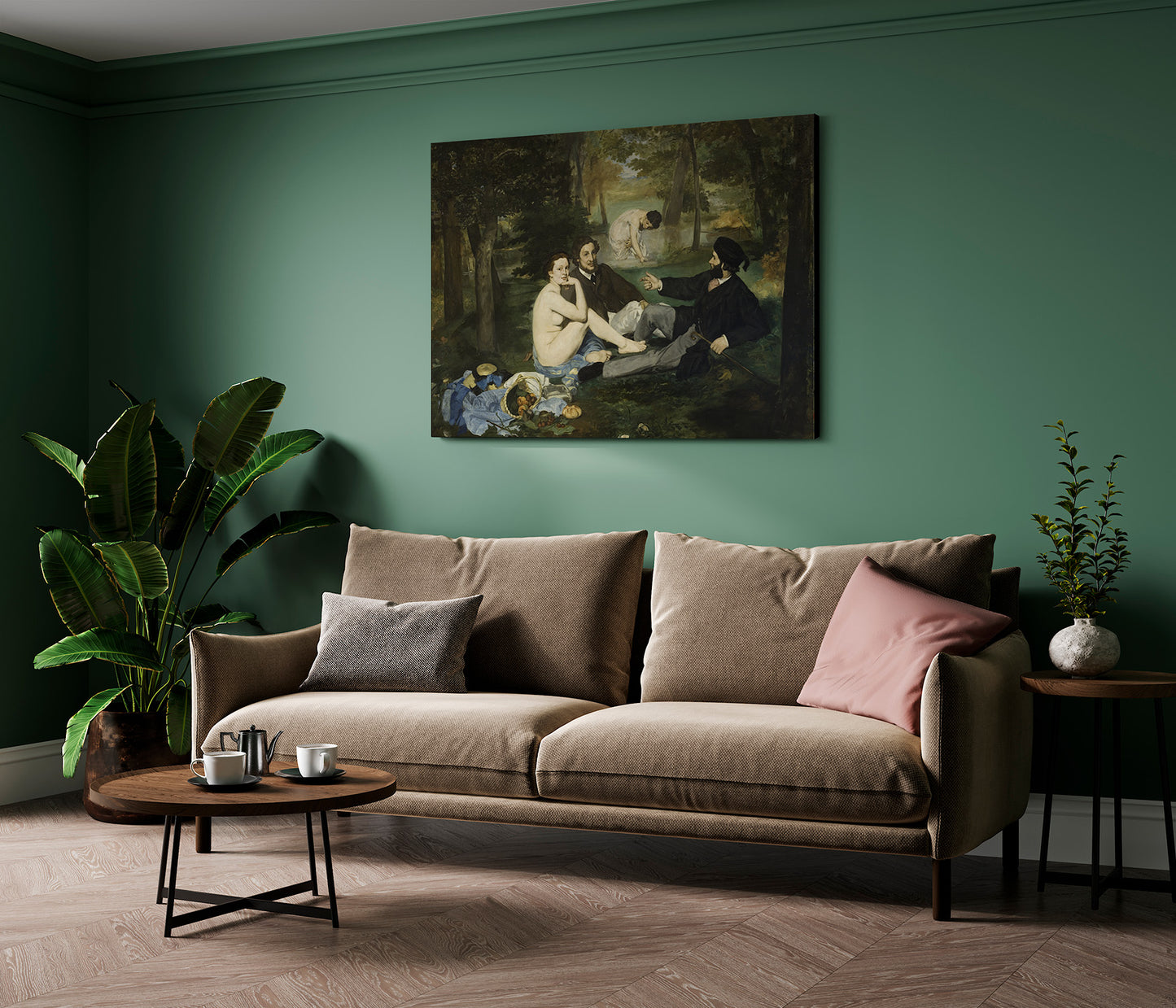 Édouard Manet - Colazione sull'erba | Stampa piatta HD o in 3D