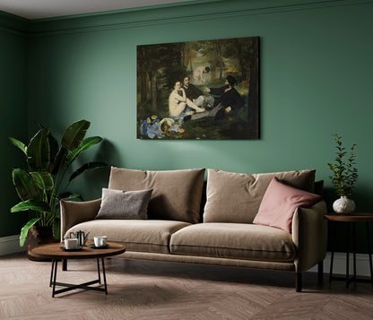 Édouard Manet - Colazione sull'erba | Stampa piatta HD o in 3D