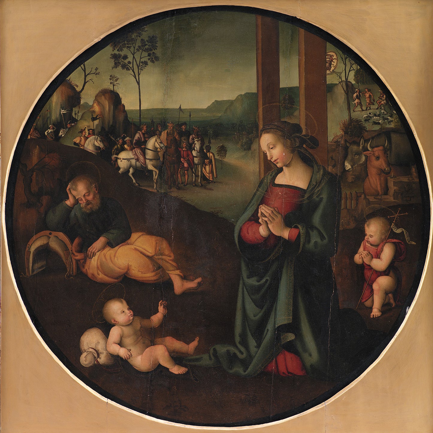 Perugino - La Sacra Famiglia | Stampa piatta HD o in 3D