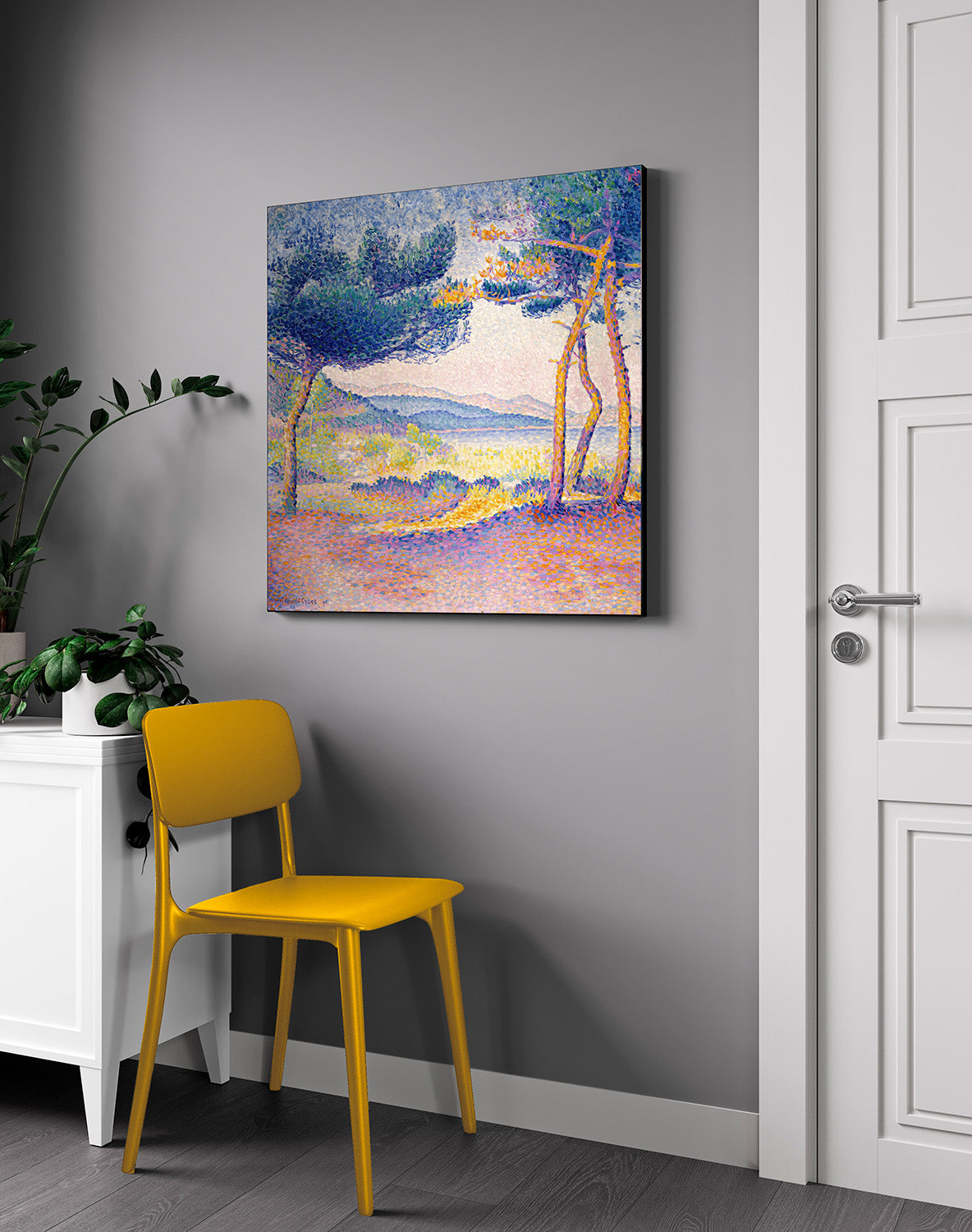 Pop-Art - Hokusai-Welle im Van-Gogh-Stil | HD-Flach- oder 3D-Druck