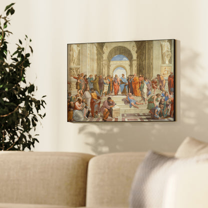 Raffaello - La Scuola di Atene | Stampa piatta HD o in 3D