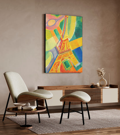 Klimt - Garten mit Sonnenblumen | Glanzeffekt