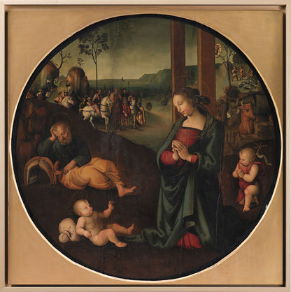 Perugino - La Sacra Famiglia | Stampa piatta HD o in 3D