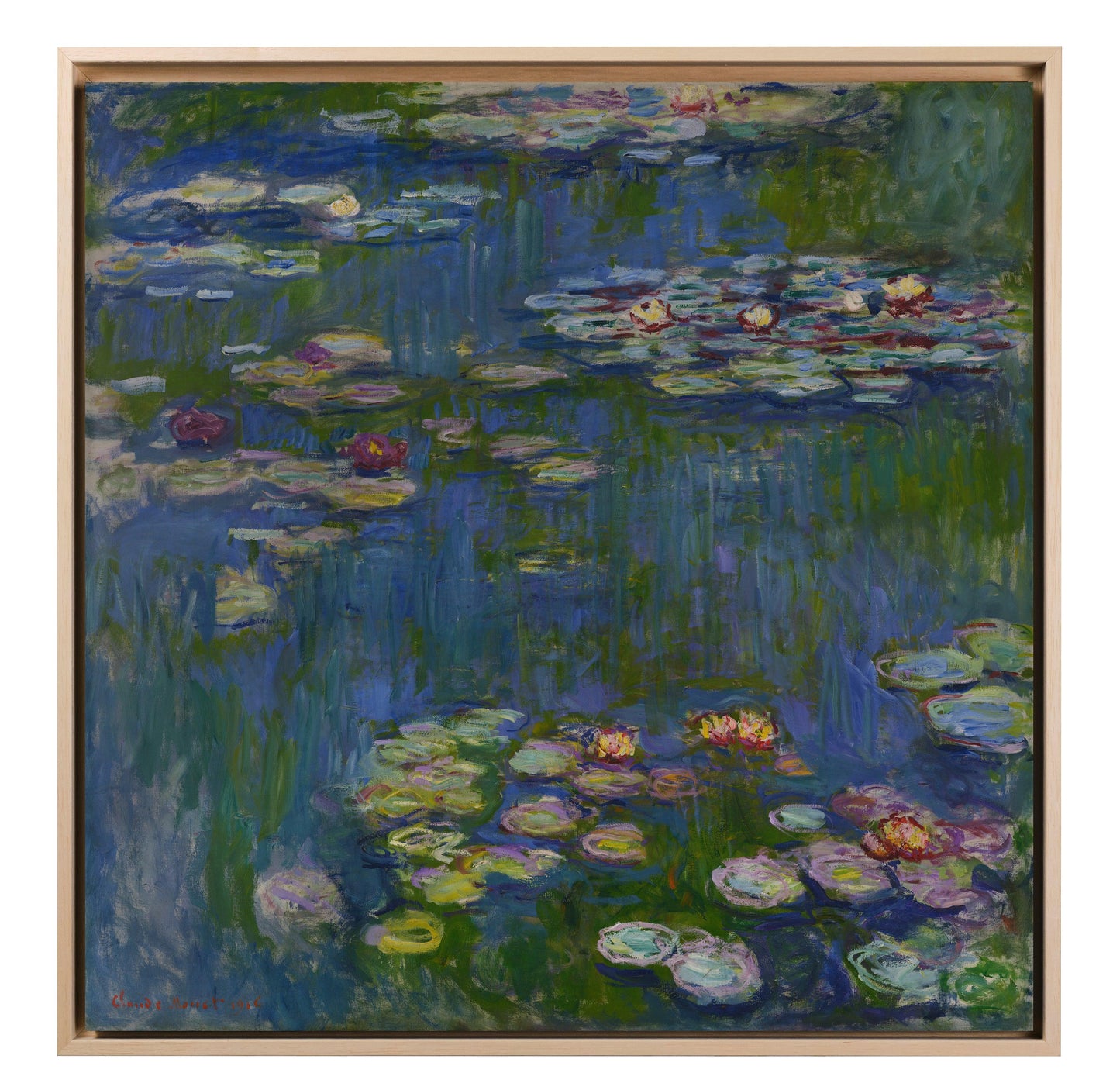 Monet - Le ninfee | Effetto lucido - Materico