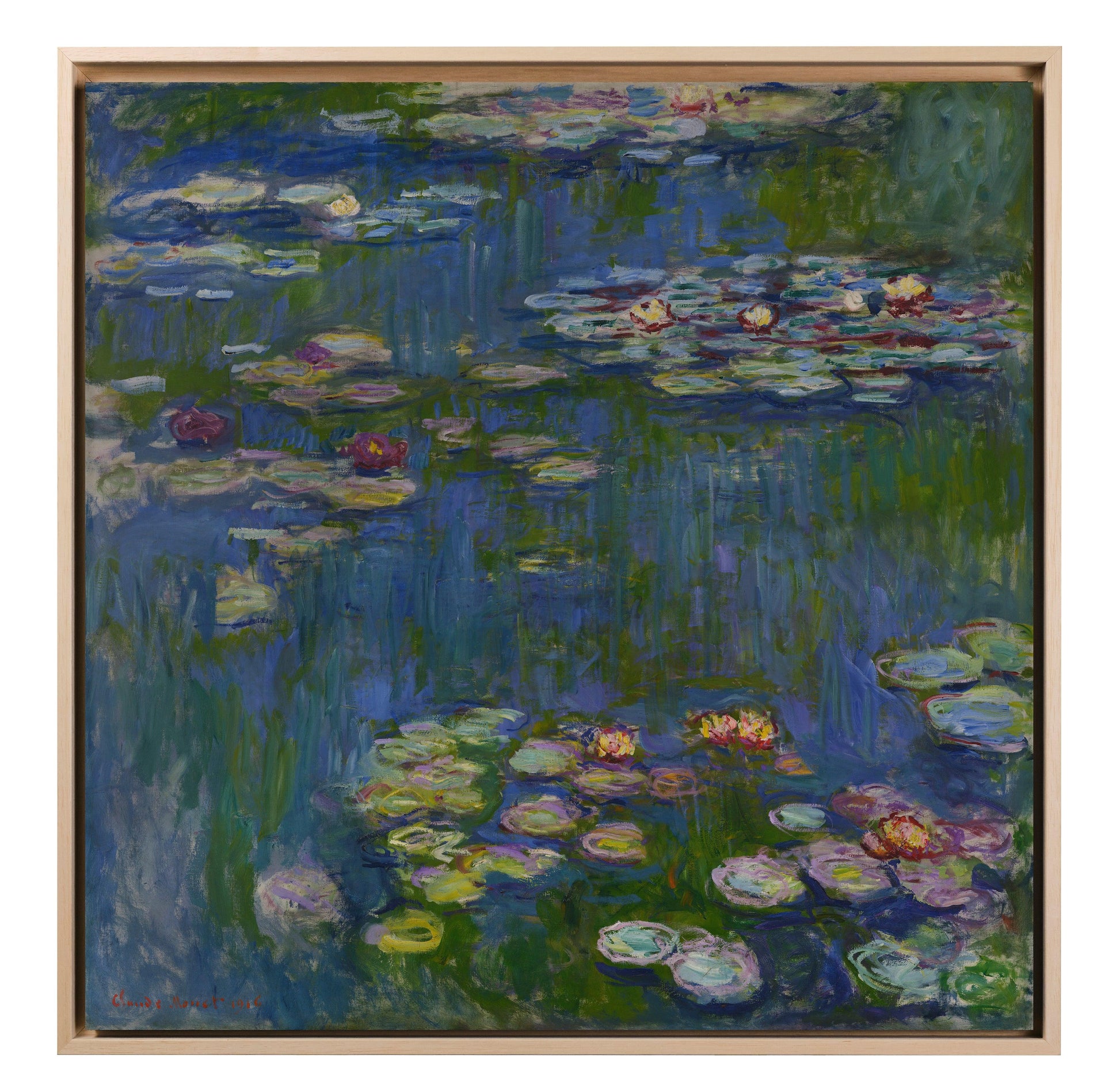 Monet - Le ninfee | Effetto lucido - Materico