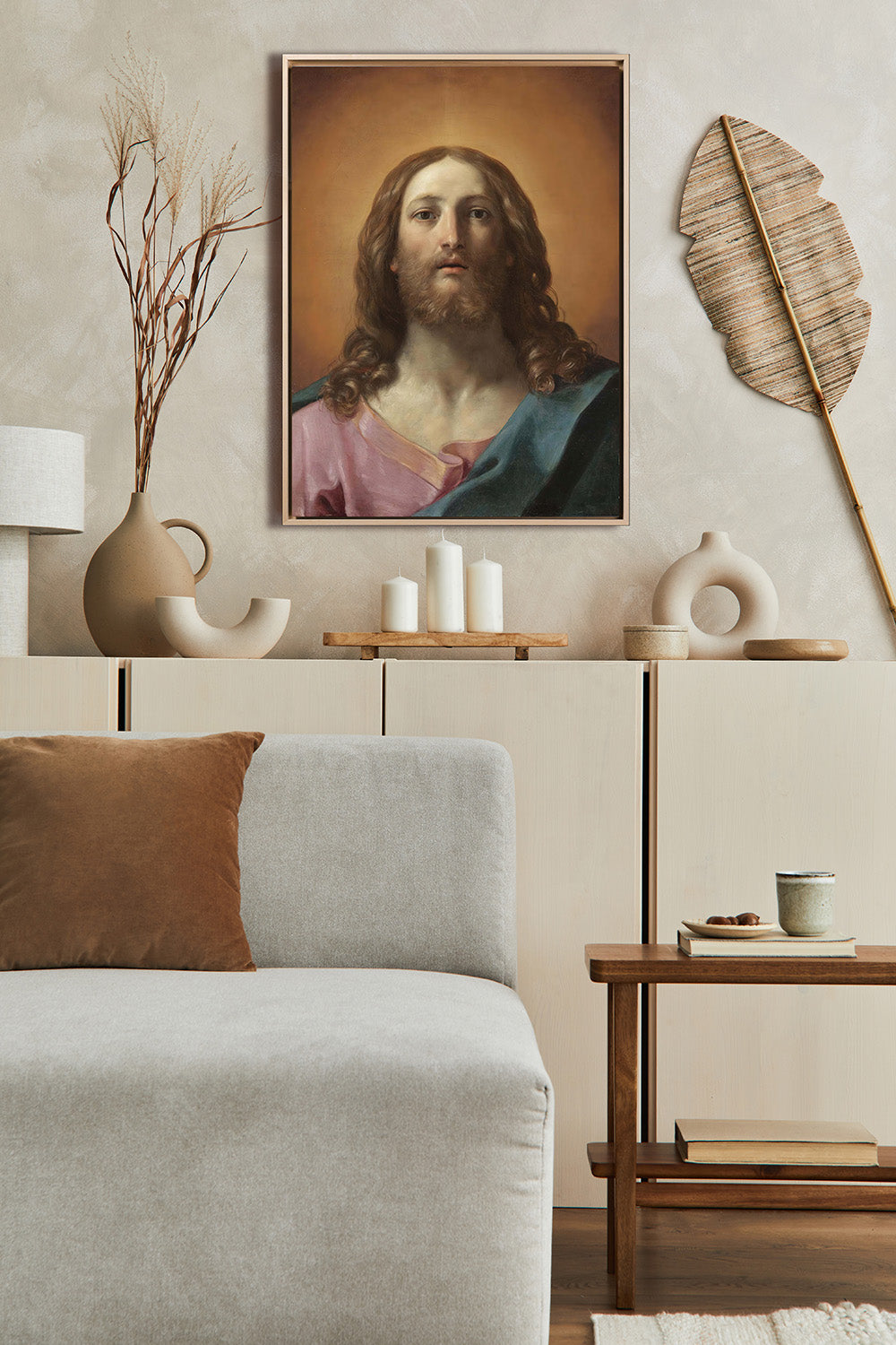 Guido Reni - Busto di Cristo | Stampa piatta HD o in 3D