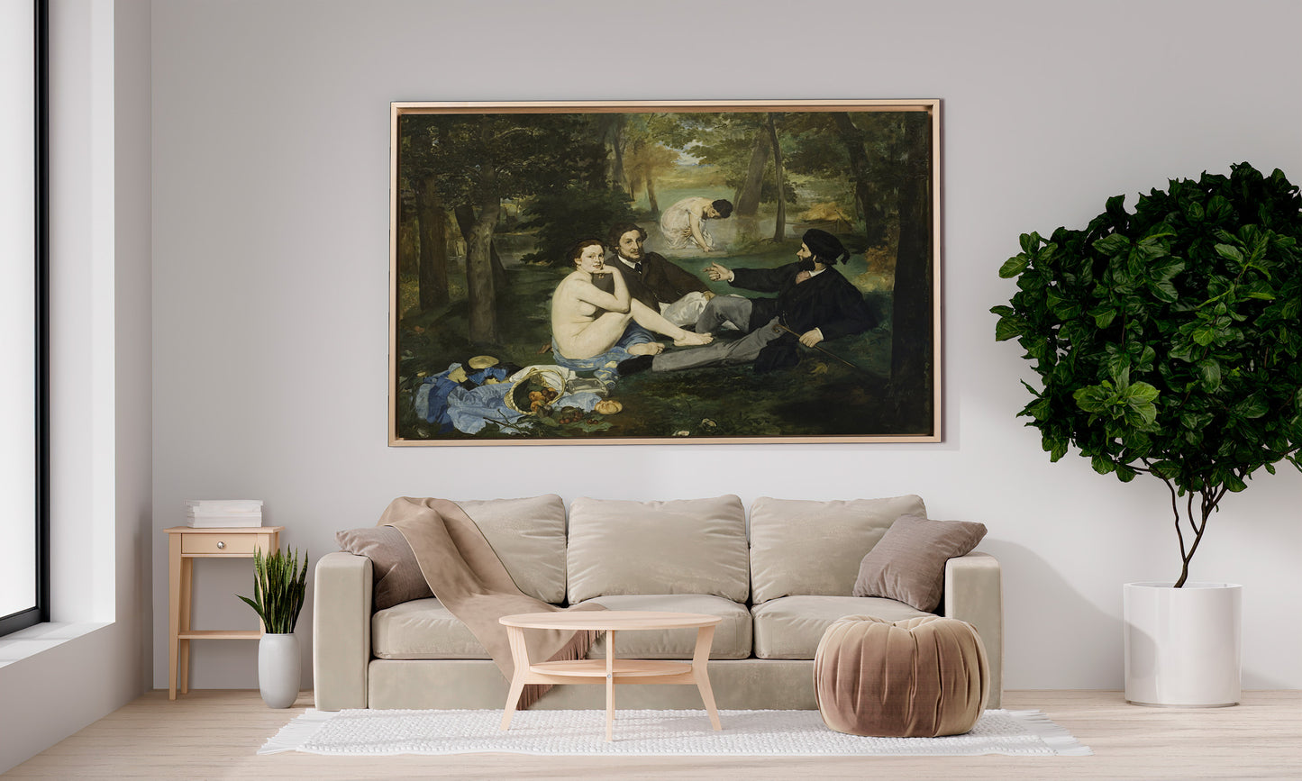 Édouard Manet - Colazione sull'erba | Stampa piatta HD o in 3D