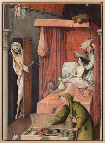 Bosch - La morte dell'avaro | Stampa piatta HD o in 3D