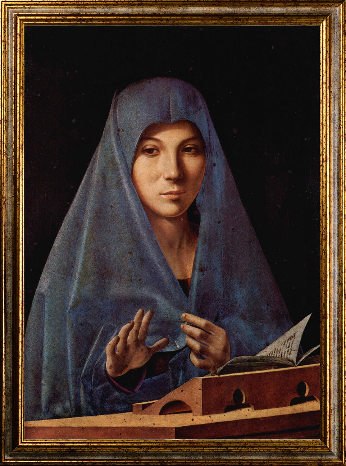 Antonello da Messina - Annunciata di Palermo | Stampa piatta HD o in 3D