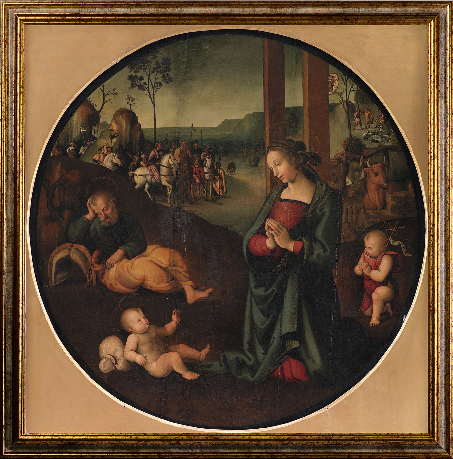Perugino - La Sacra Famiglia | Stampa piatta HD o in 3D
