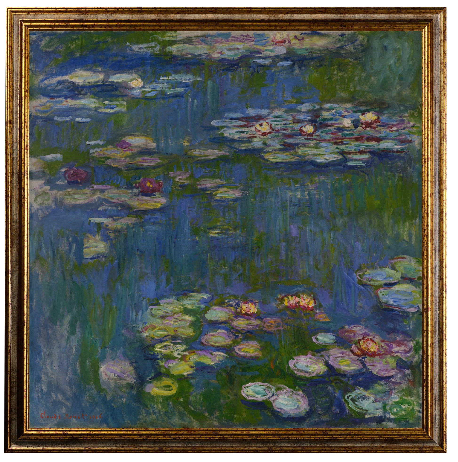 Monet - Le ninfee | Effetto lucido - Materico