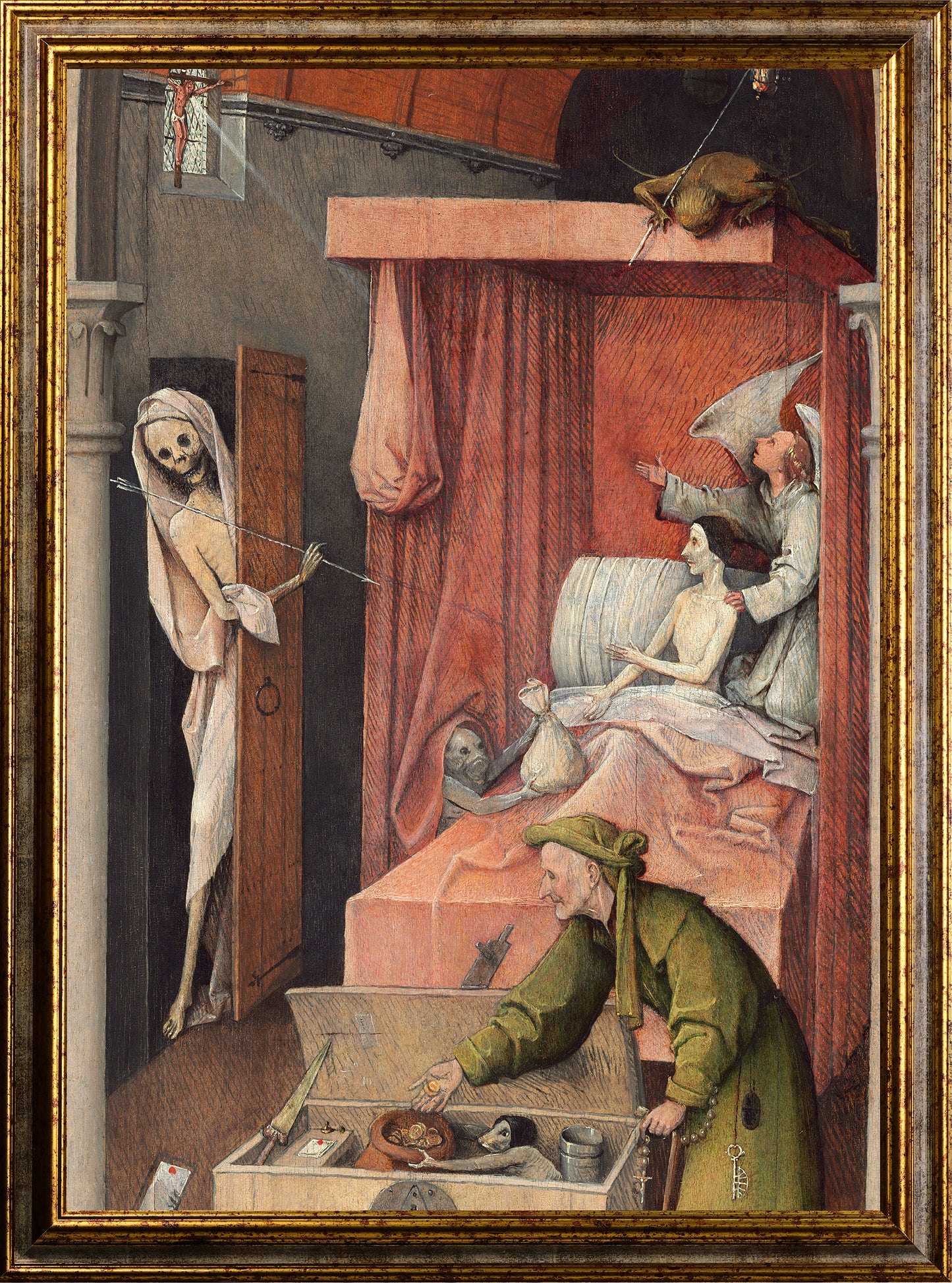 Bosch - La morte dell'avaro | Stampa piatta HD o in 3D